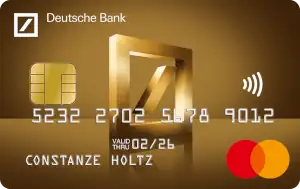 Deutsche Bank MasterCard Gold Kreditkarte