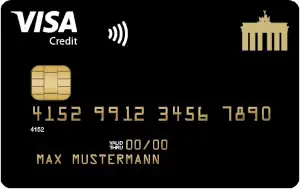 Deutschland Kreditkarte Visa Card Gold