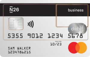 N26 Business Standard debitkarte